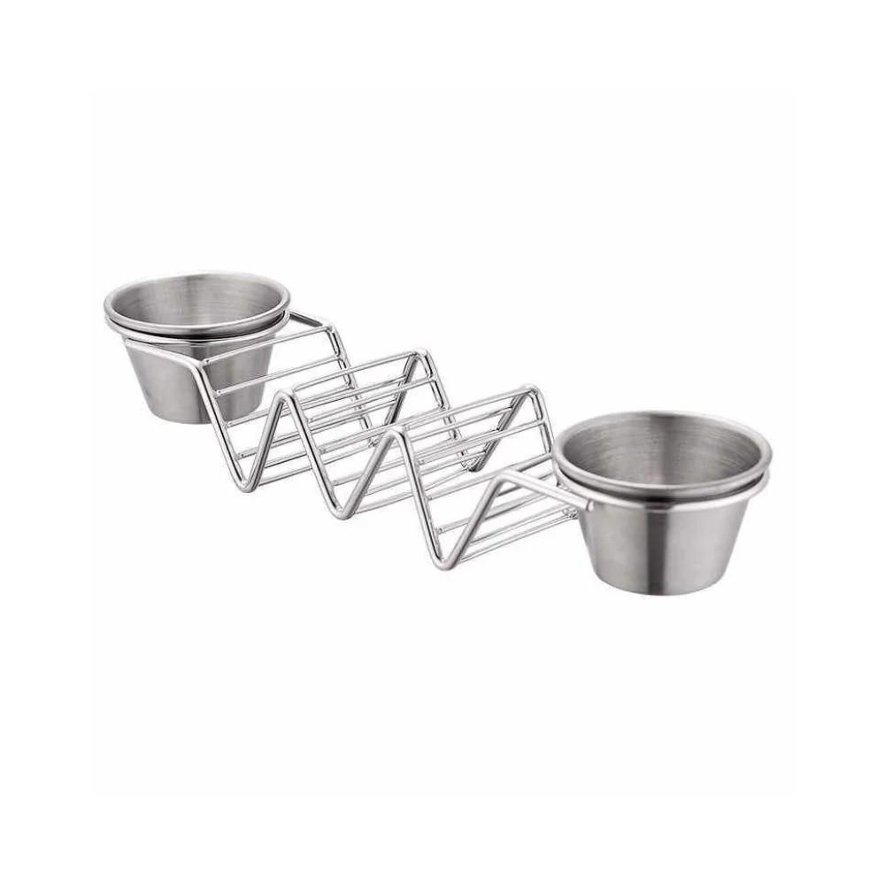 Herzberg Porte-taco avec bols  