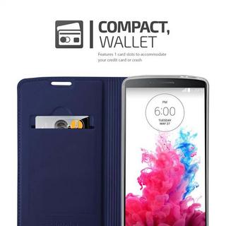 Cadorabo  Housse compatible avec LG G3 - Coque de protection avec fermeture magnétique, fonction de support et compartiment pour carte 