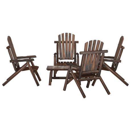 VidaXL Garten lounge set holz  