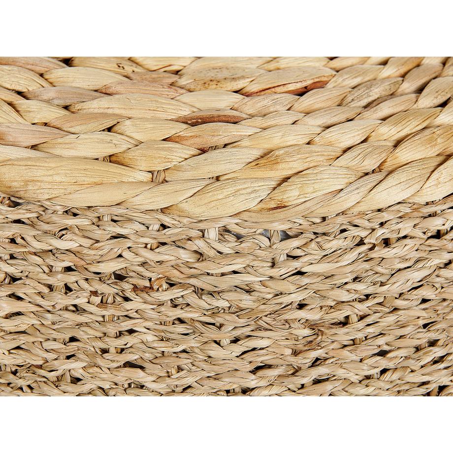 Beliani Pouf en Herbier marin Boho HAIPHONG  