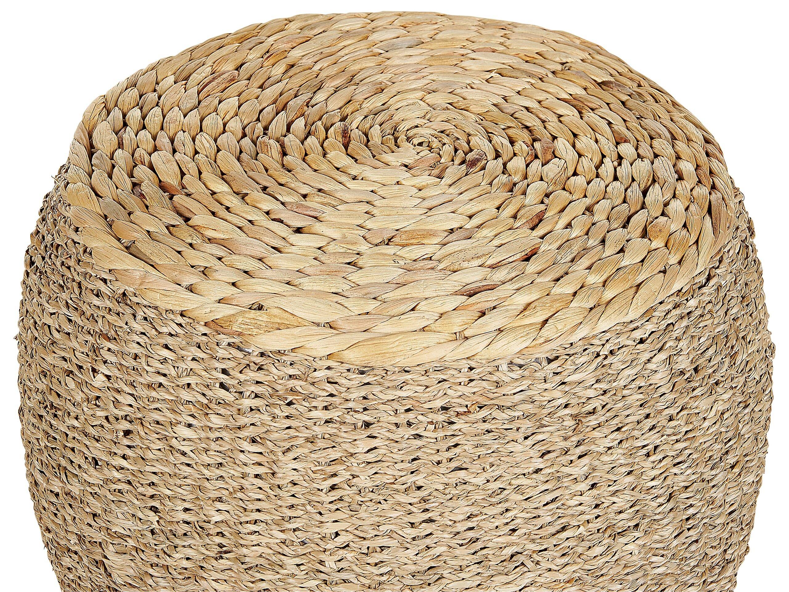 Beliani Pouf aus Seegras Boho HAIPHONG  