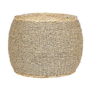 Beliani Pouf aus Seegras Boho HAIPHONG  