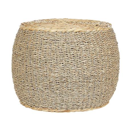 Beliani Pouf aus Seegras Boho HAIPHONG  