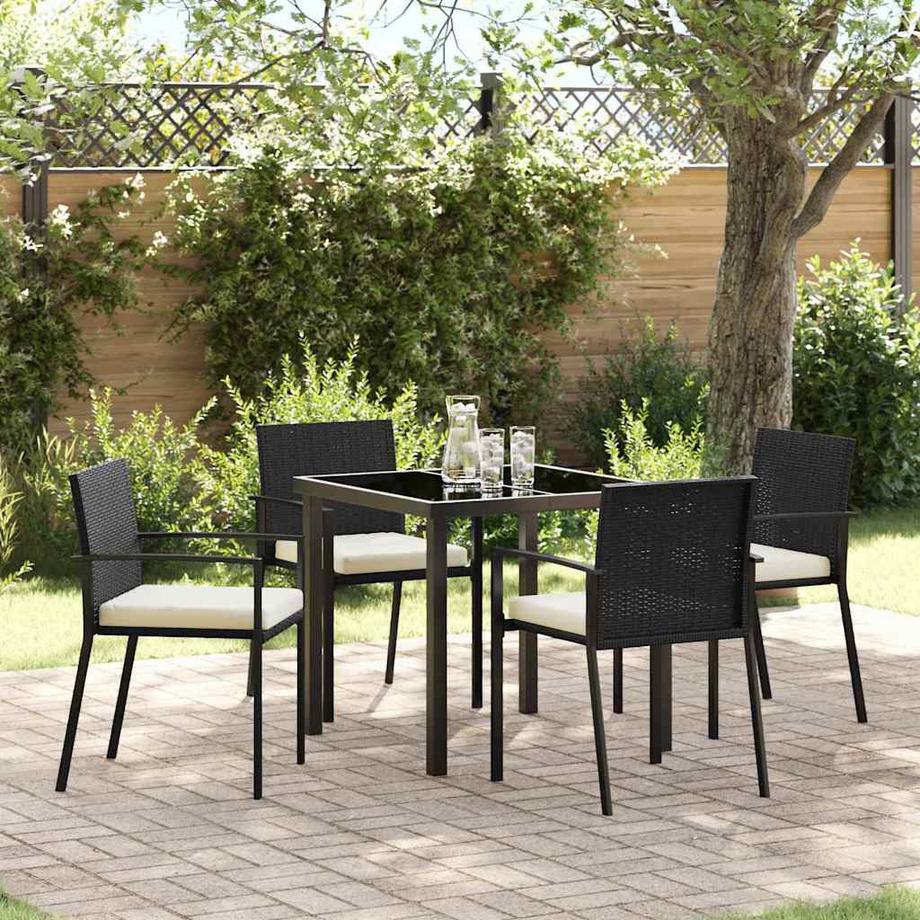 VidaXL Mobilier de jardin poly rattan  