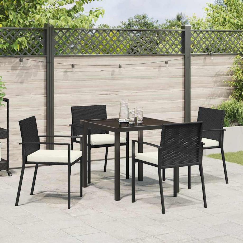 VidaXL Mobilier de jardin poly rattan  