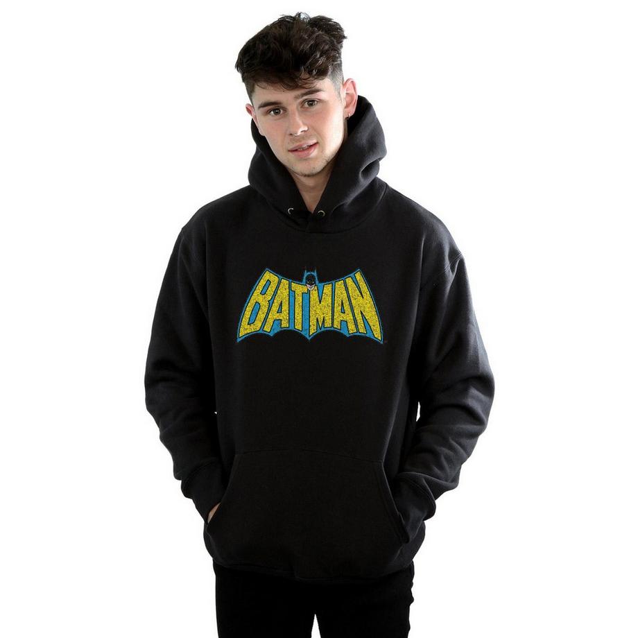 DC COMICS Batman Originals Logo Felpa con Cappuccio  