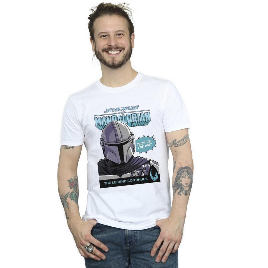 Star Wars: The Mandalorian  Maglietta Mando Copertina Fumetti 