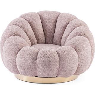 mutoni Chaise pivotante Florel vieux rose  