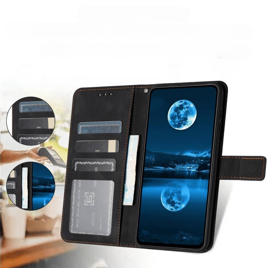 Cover-Discount  Galaxy A36 5G / A56 5G – Wildleder Look Etui im Vintage Design 