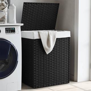 VidaXL Panier à linge rotin synthétique  