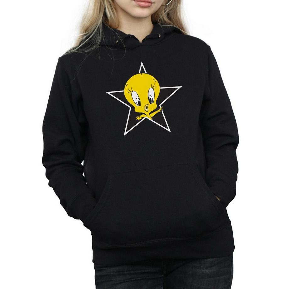 LOONEY TUNES Felpa con cappuccio Tweety Pie Star  