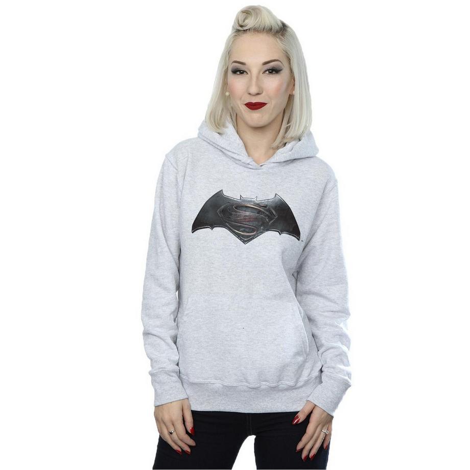 DC COMICS Batman v Superman Logo Kapuzenpullover  