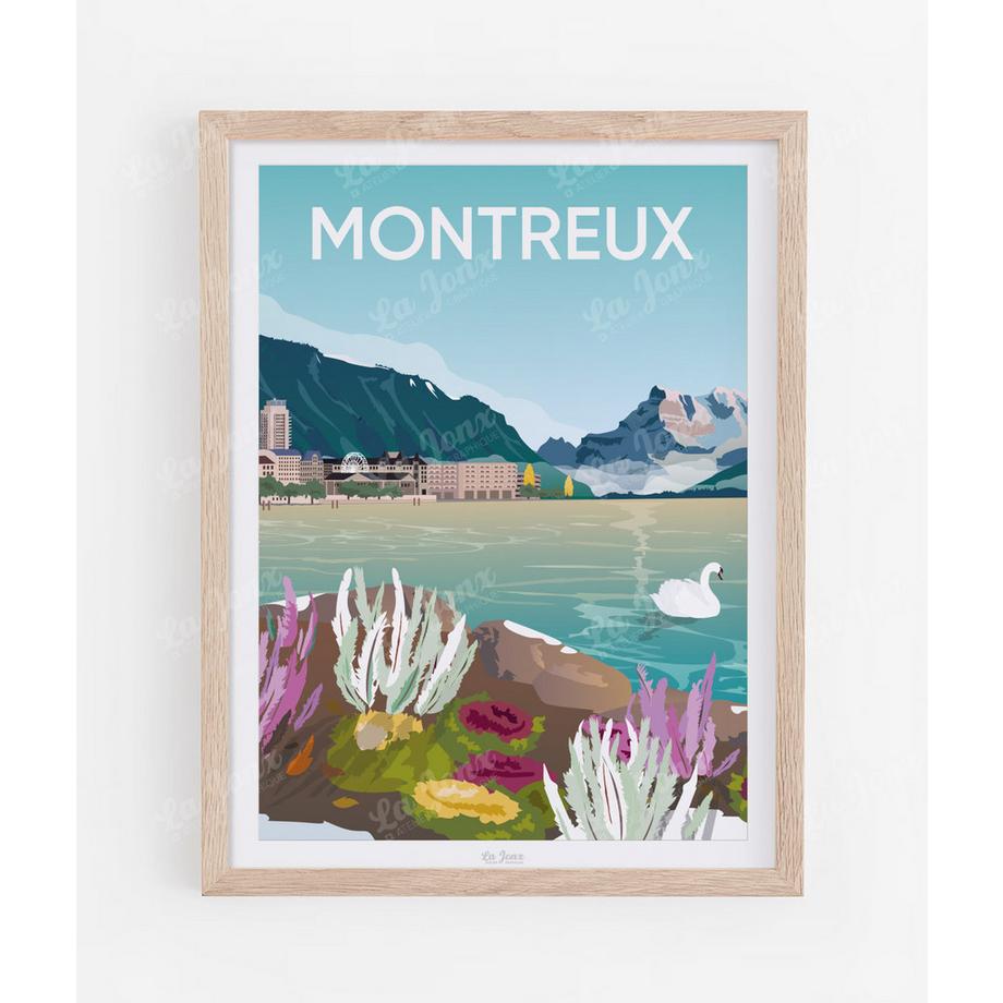 Affiche de Hiver à Montreux