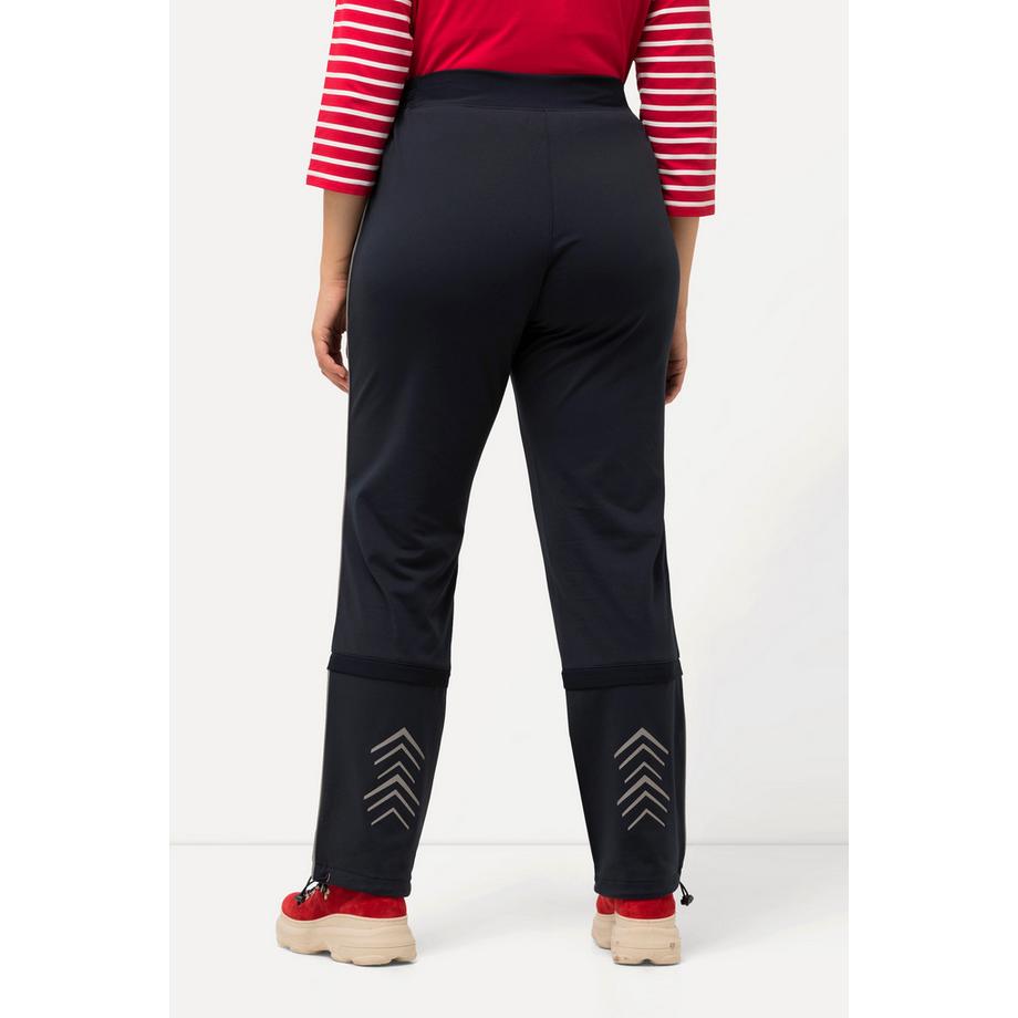 Ulla Popken Pantaloni funzionali Powerstretch idrorepellenti con cintura elastica  