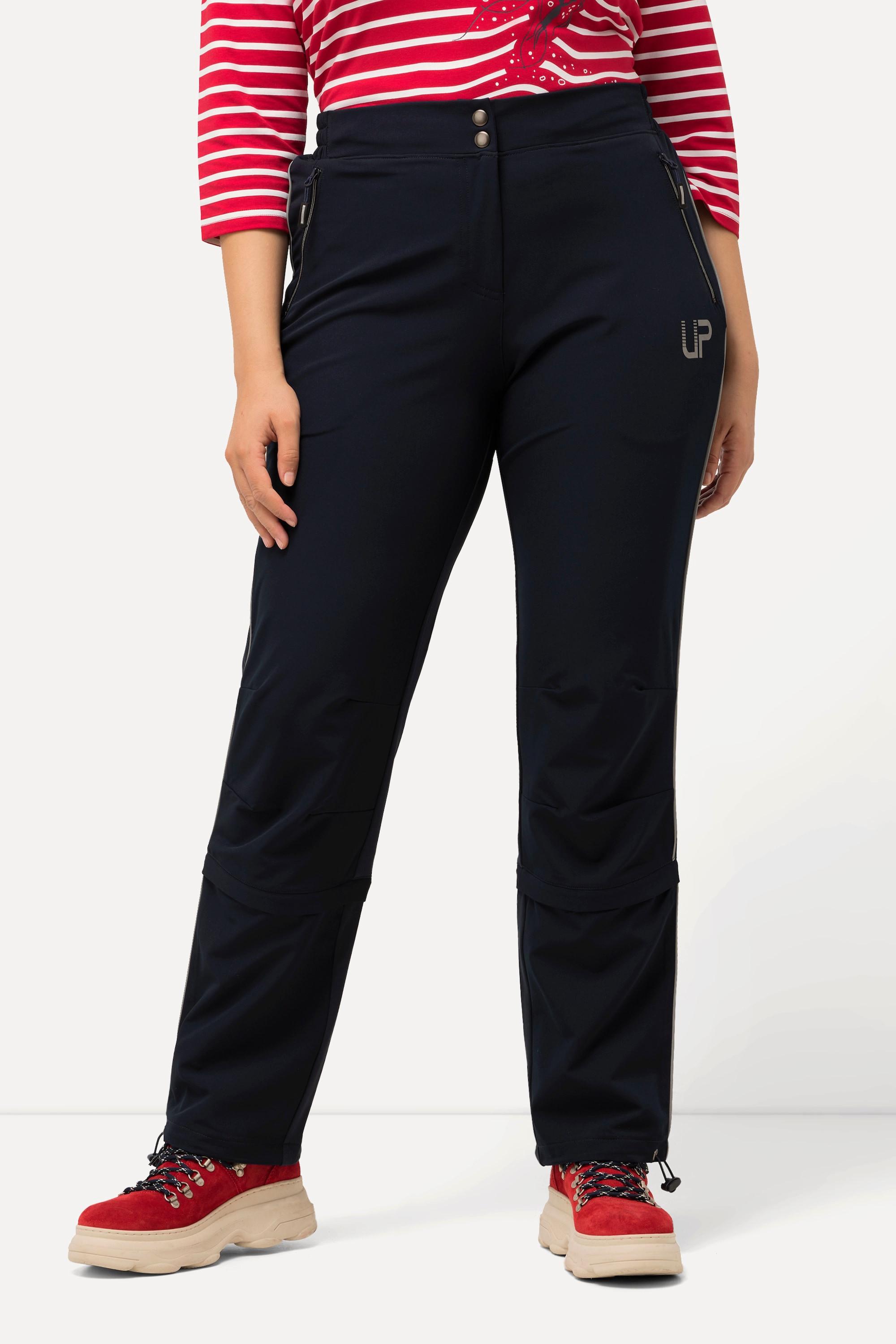 Ulla Popken  Pantalon technique imperméable, tissu Powerstretch, ceinture élastique 