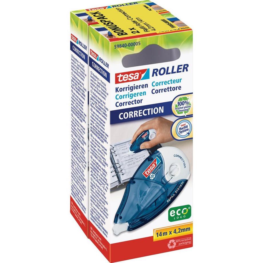 Pack de 2 rouleaux de correction