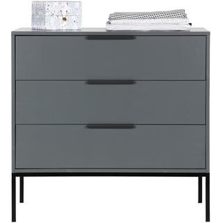 mutoni Commode Adam pin acier gris 94x93  