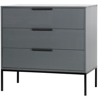 mutoni Commode Adam pin acier gris 94x93  