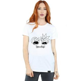 Rick And Morty Rick and Morty Screaming Faces T-Shirt  