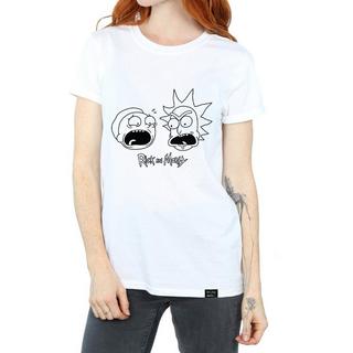 Rick And Morty Rick and Morty Screaming Faces T-Shirt  