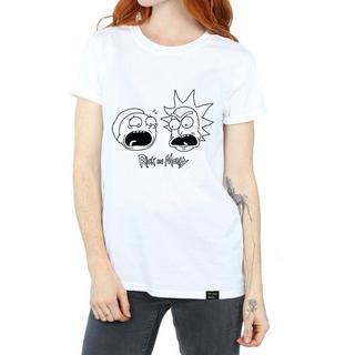 Rick And Morty  Tshirt HEADS MONO 