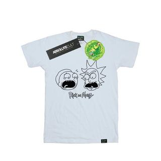 Rick And Morty  Tshirt HEADS MONO 