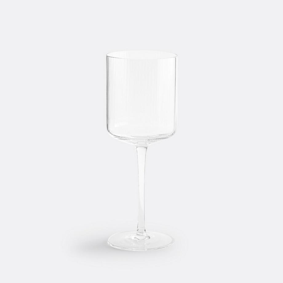 La Redoute Intérieurs  Lot de 6 verres à vin en verre strié 