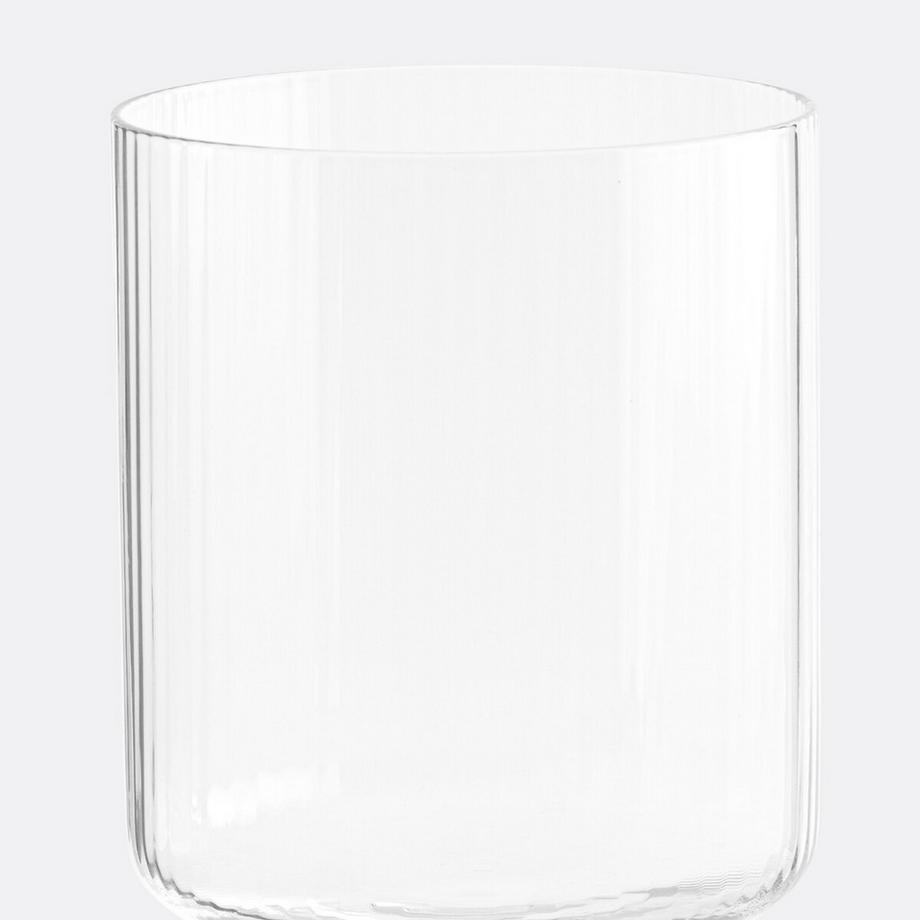 La Redoute Intérieurs  Lot de 6 verres à vin en verre strié 