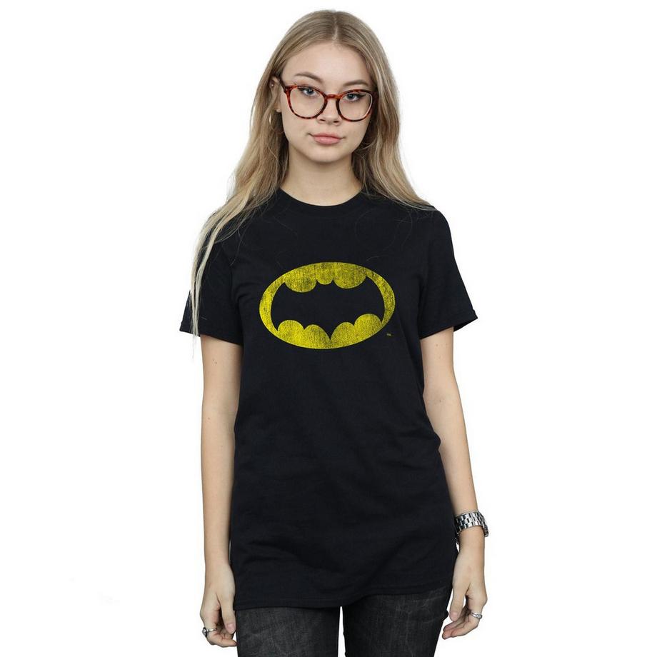 DC COMICS Batman Distressed Logo T-Shirt  