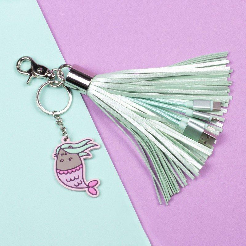 PUSHEEN  Tech 3in1 USB Ladekabel "Tassel" 