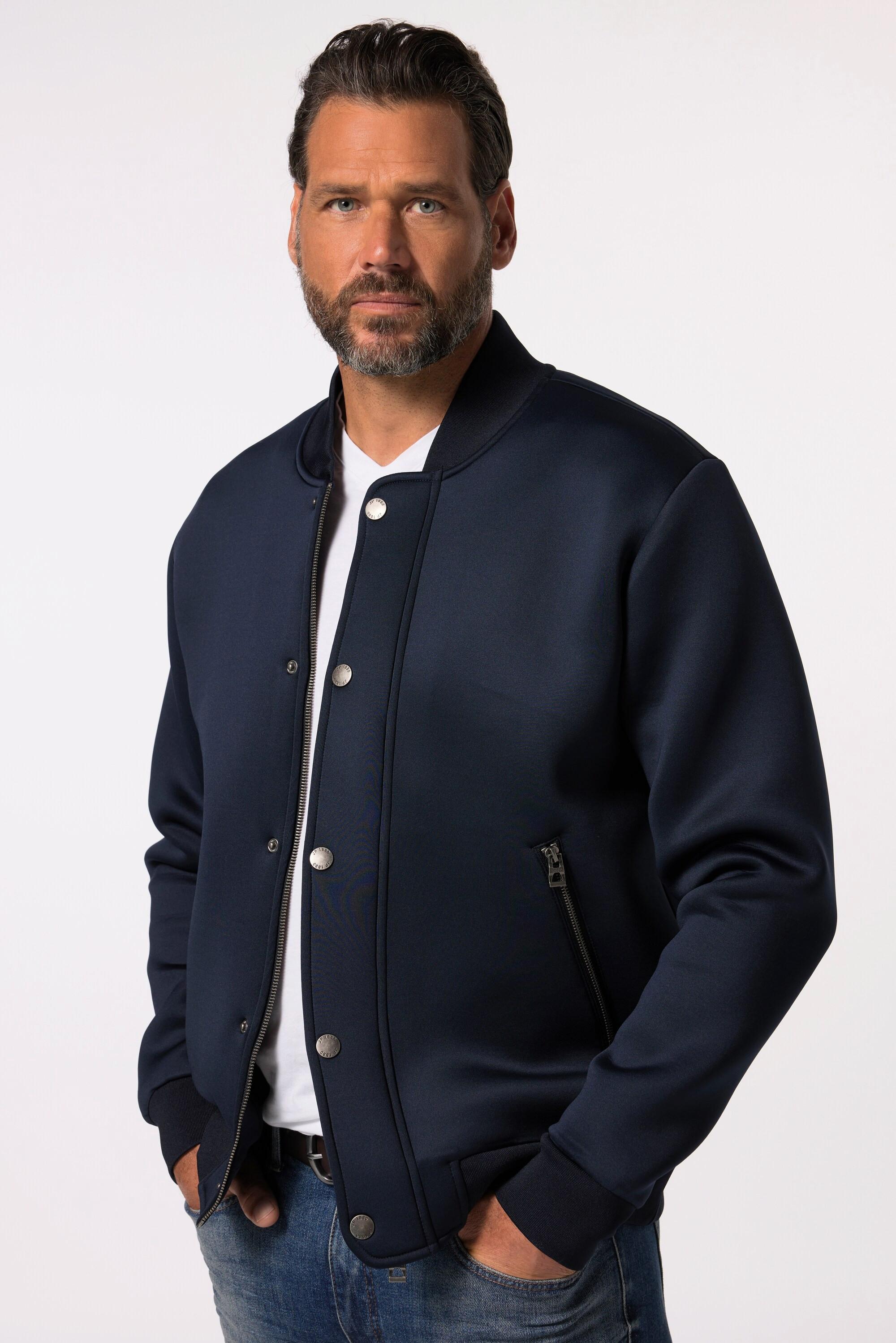 JP1880 Giacca College Scuba Collo Alto Cerniera  