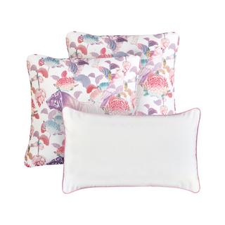 Beliani Lot de 3 coussins d'extérieur en Polyester Moderne VIVID  