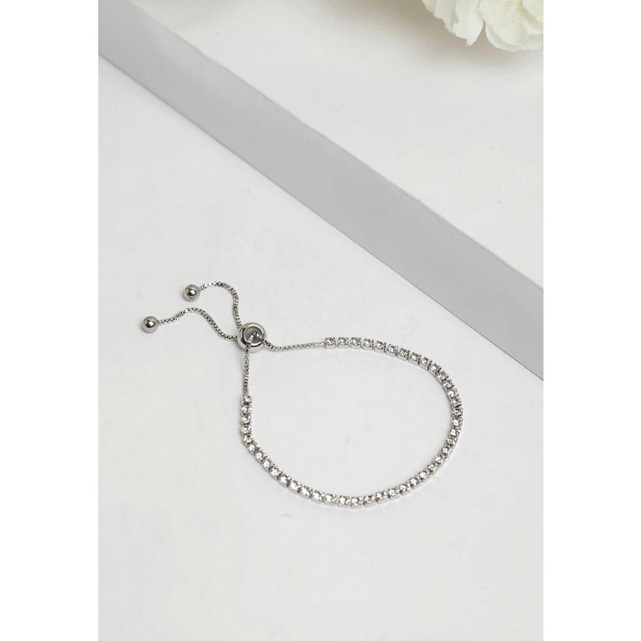 AVANT-GARDE PARIS  Bracelet tennis en cristal avec breloques de luxe 