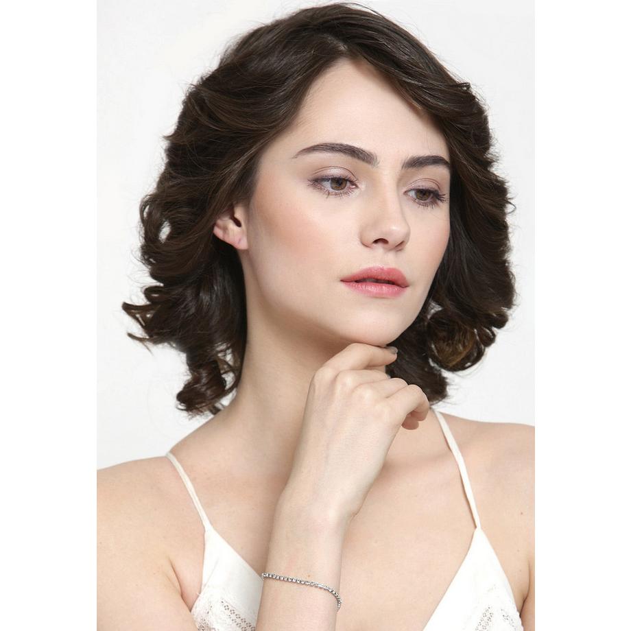 AVANT-GARDE PARIS  Bracelet tennis en cristal avec breloques de luxe 