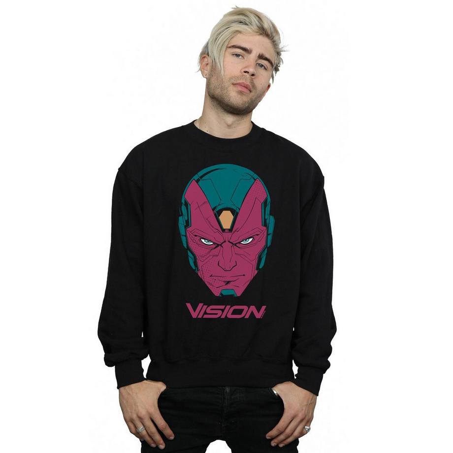 MARVEL Avengers Vision Grafikdruck Sweatshirt  