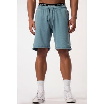 Sweat-Bermuda, Elastikbund, Vintage Look