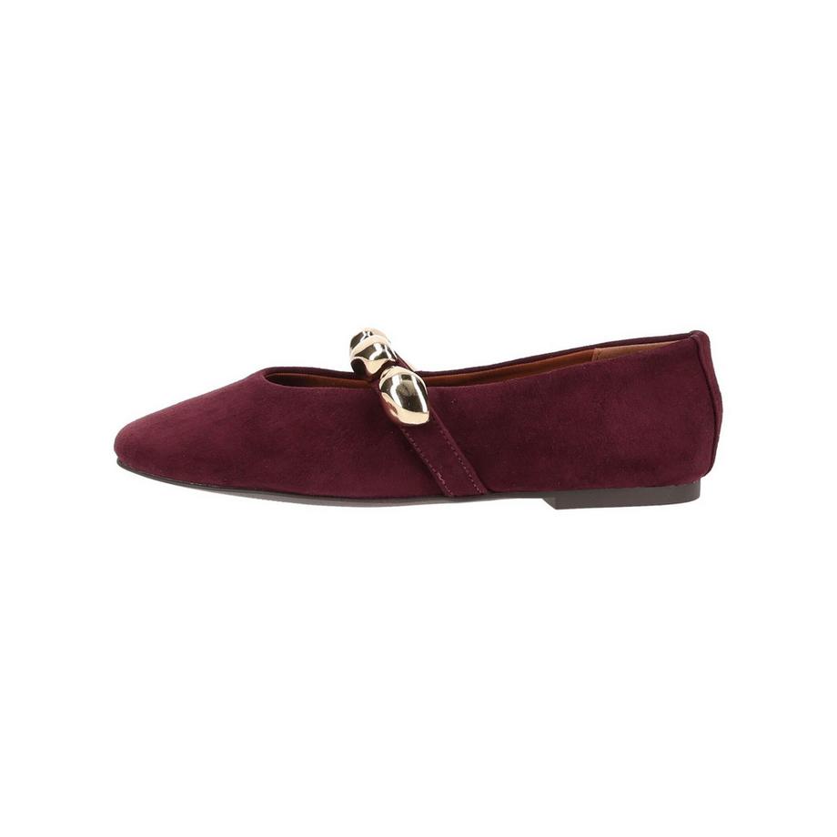 STEVE MADDEN Ballerinas mit Goldfarbenem Ornament  