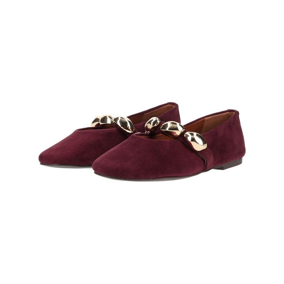 STEVE MADDEN Ballerinas mit Goldfarbenem Ornament  