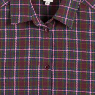 La Redoute Collections  Gerade geschnittenes Kleid mit langen Ärmeln und Karomuster 