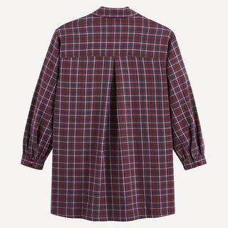 La Redoute Collections  Gerade geschnittenes Kleid mit langen Ärmeln und Karomuster 