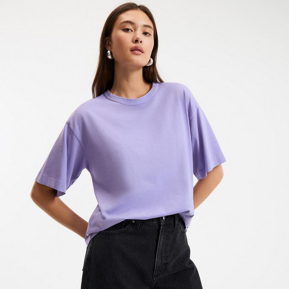 La Redoute Collections T-shirt Col Rond Coupe Loose  