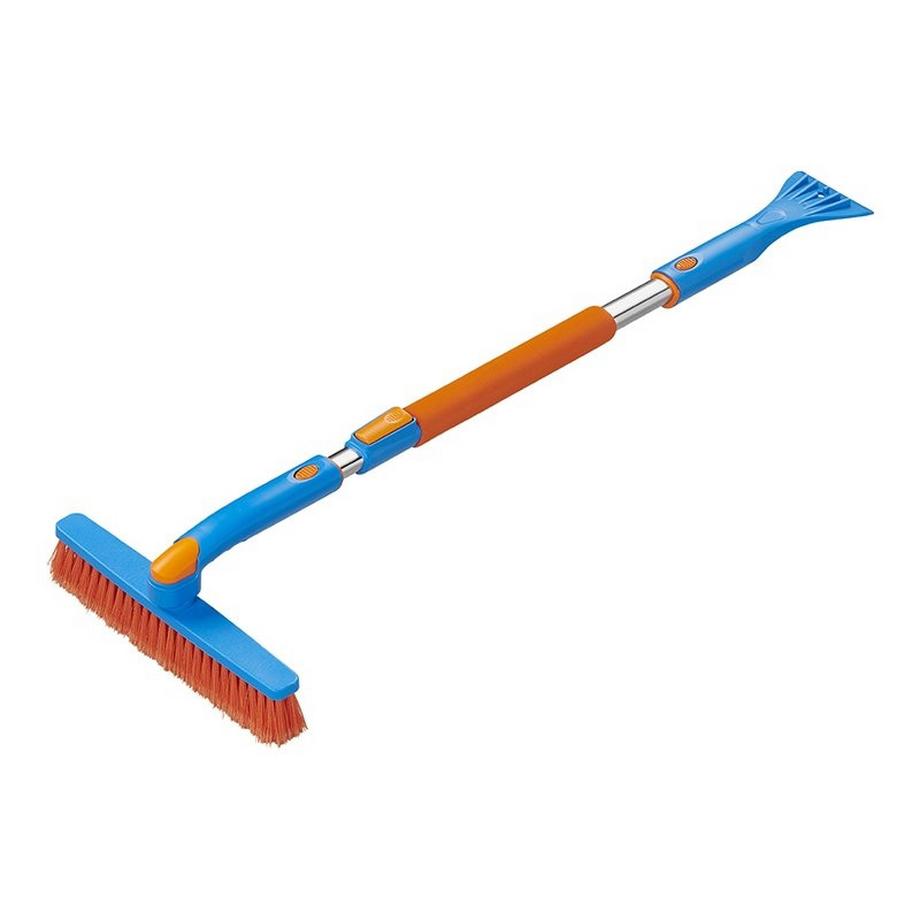 Pricenet  Schneebesen mit Eiskratzer + Teleskopstiel 99-127 cm 