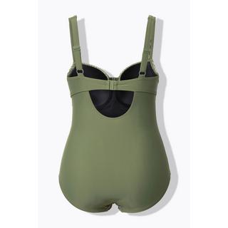 Ulla Popken Costume da bagno coppe morbide ferretto spalline regolabili riciclato  