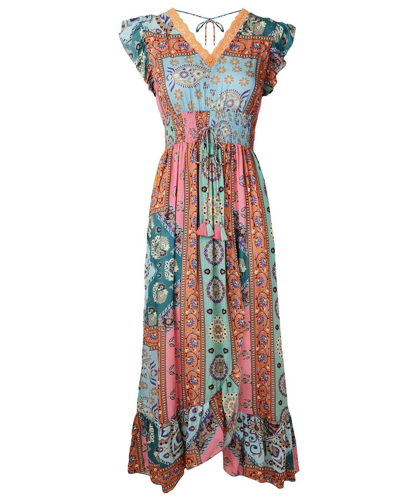 Joe Browns  Robe Maxi Dentelle Patchwork 