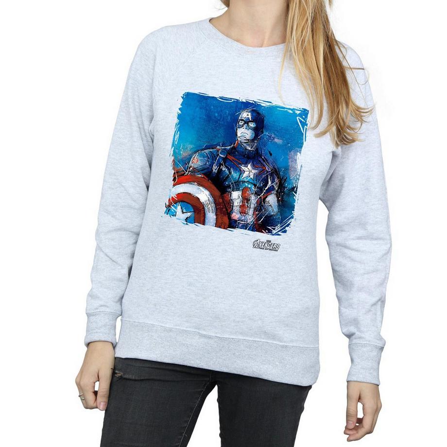 MARVEL Captain America Avengers Slim Fit Sweatshirt  