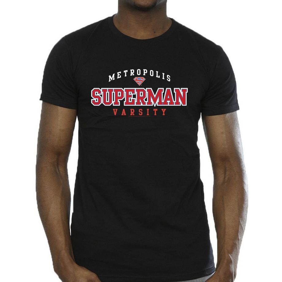 DC COMICS Metropolis Superman Varsity T-Shirt  