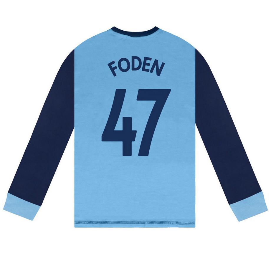 Manchester City  Phil Foden 47 Set Pigiama Lungo 