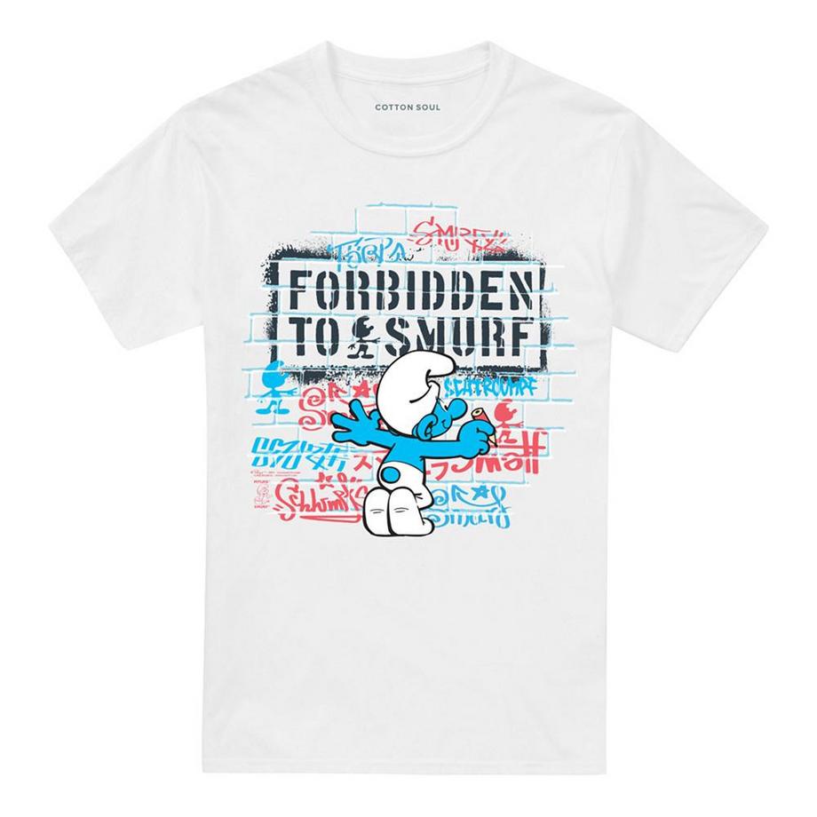 T-ShirtMotiftyle Art Urbain Forbidden To Smurf
