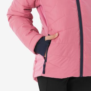 QUECHUA Wattierte Hybrid Wanderjacke Kinder  