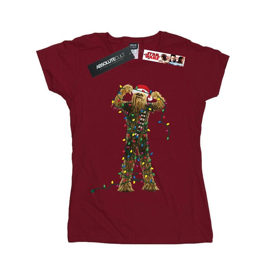 STAR WARS Star Wars Chewbacca Luci di Natale T-Shirt  